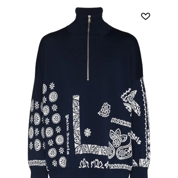 Palm Angels paisley-intarsia jumper, - Picture 6 of 11